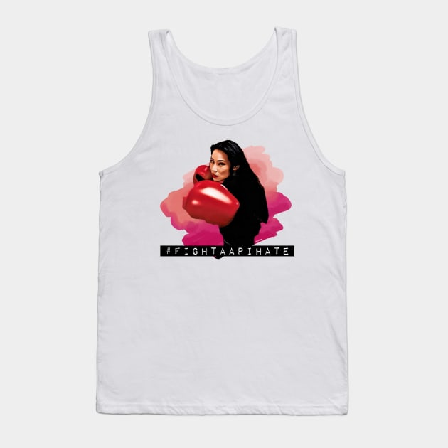 Fight AAPI Hate / Lucy Liu Tank Top by LiunaticFringe